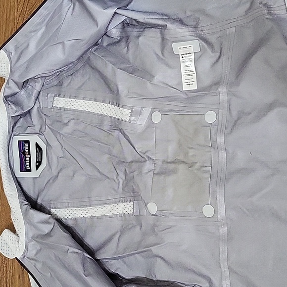 PATAGONIA GORETEX Women's Light Flyer Rain Hiking Full Zip - Picture 7 of 12